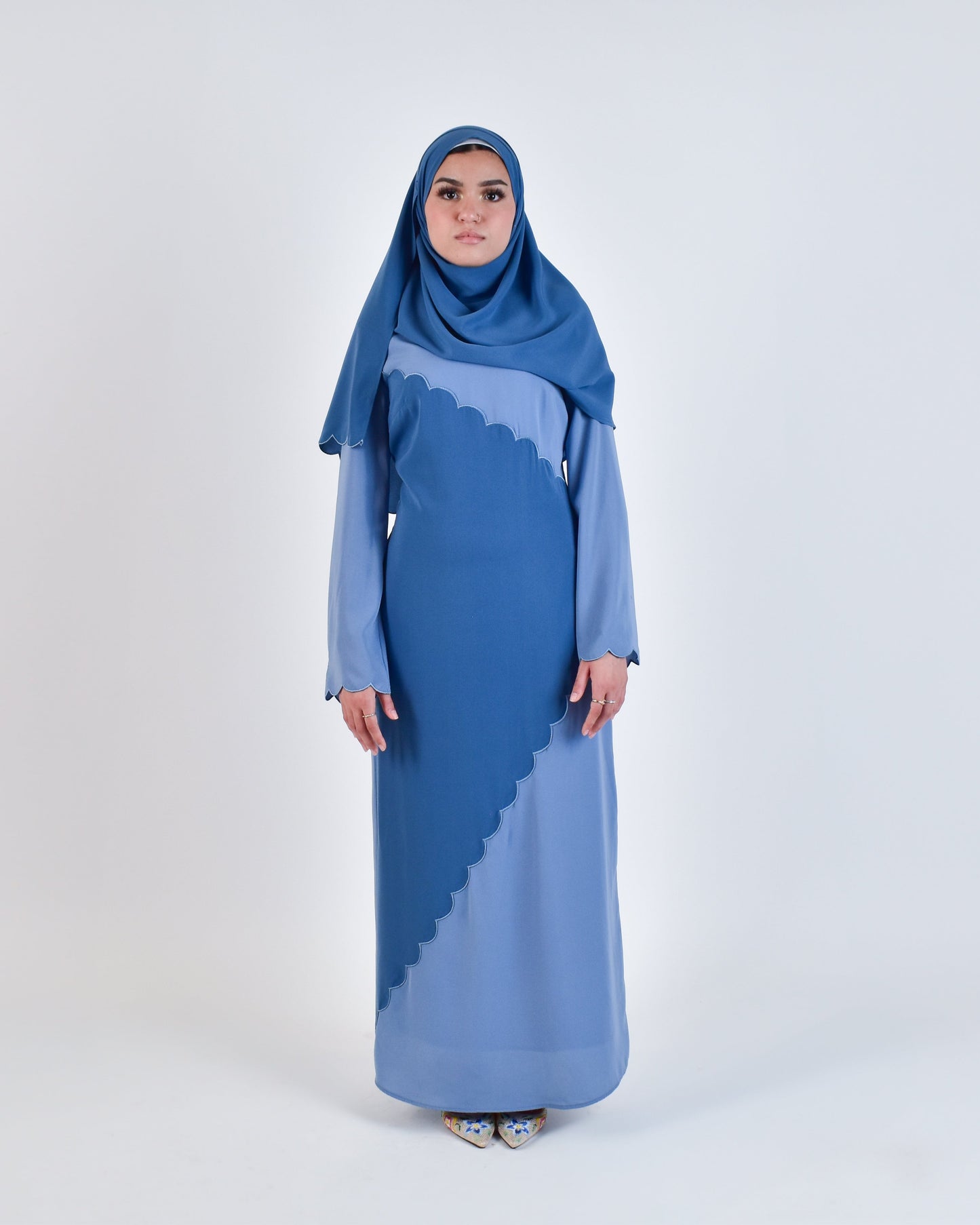 Manar Abaya - Persian Blue