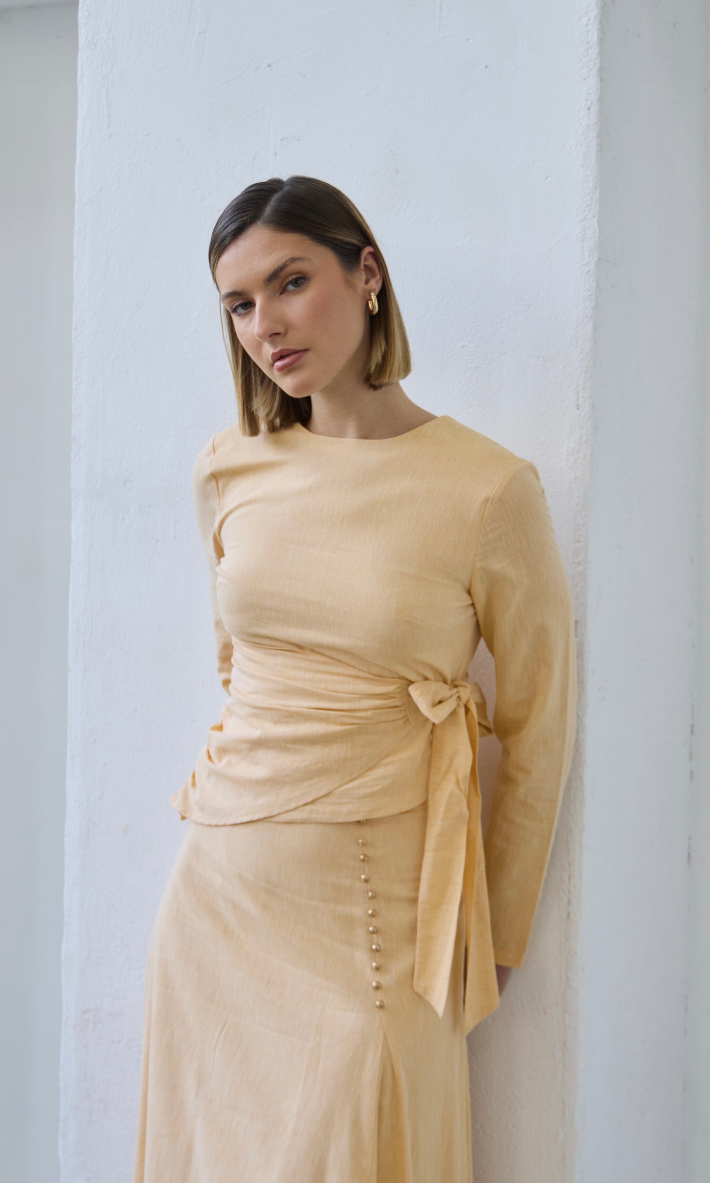 Farah Maxi Skirt - Dandelion Yellow