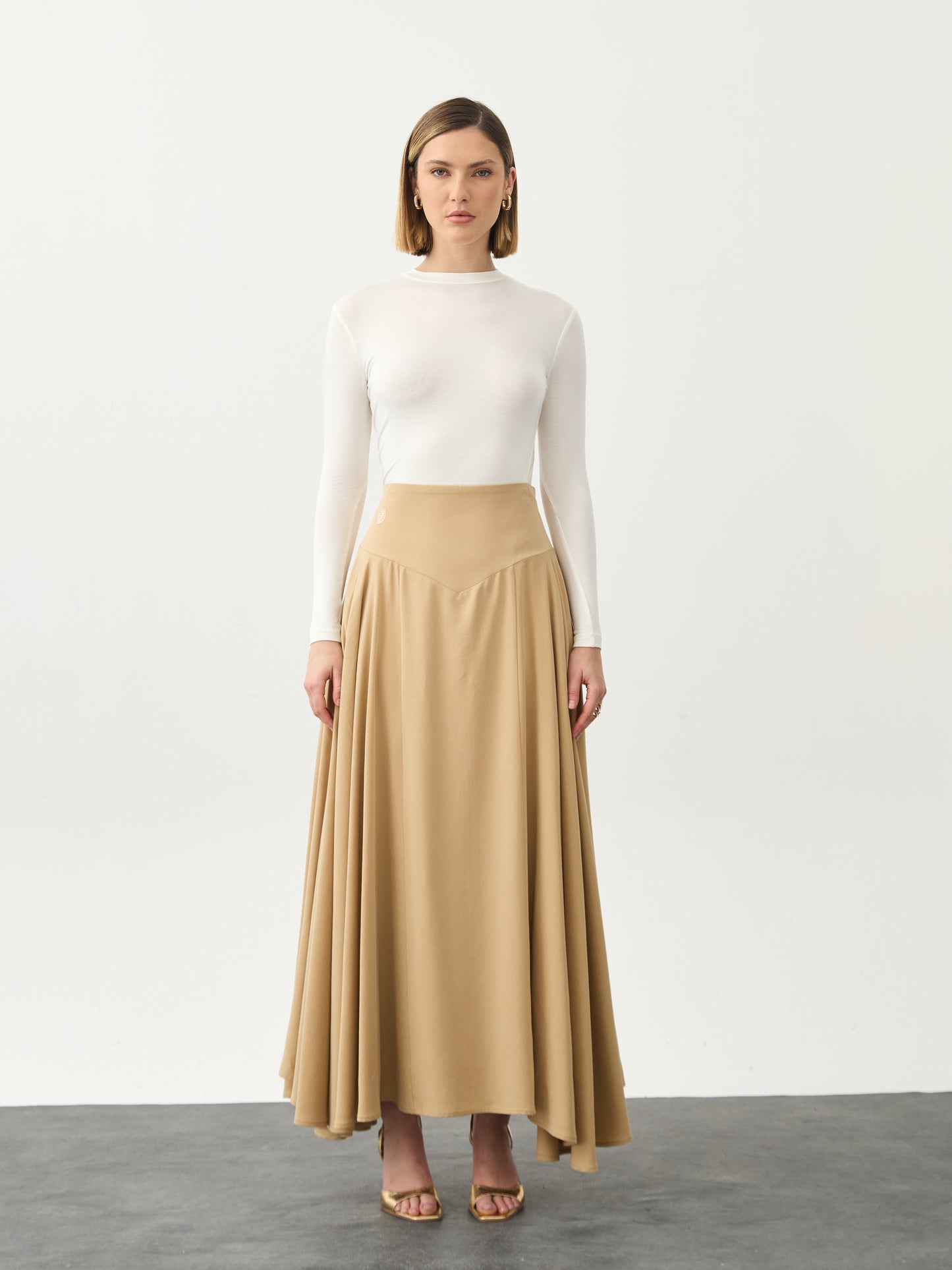 Salwa Maxi Skirt - Desert Sand
