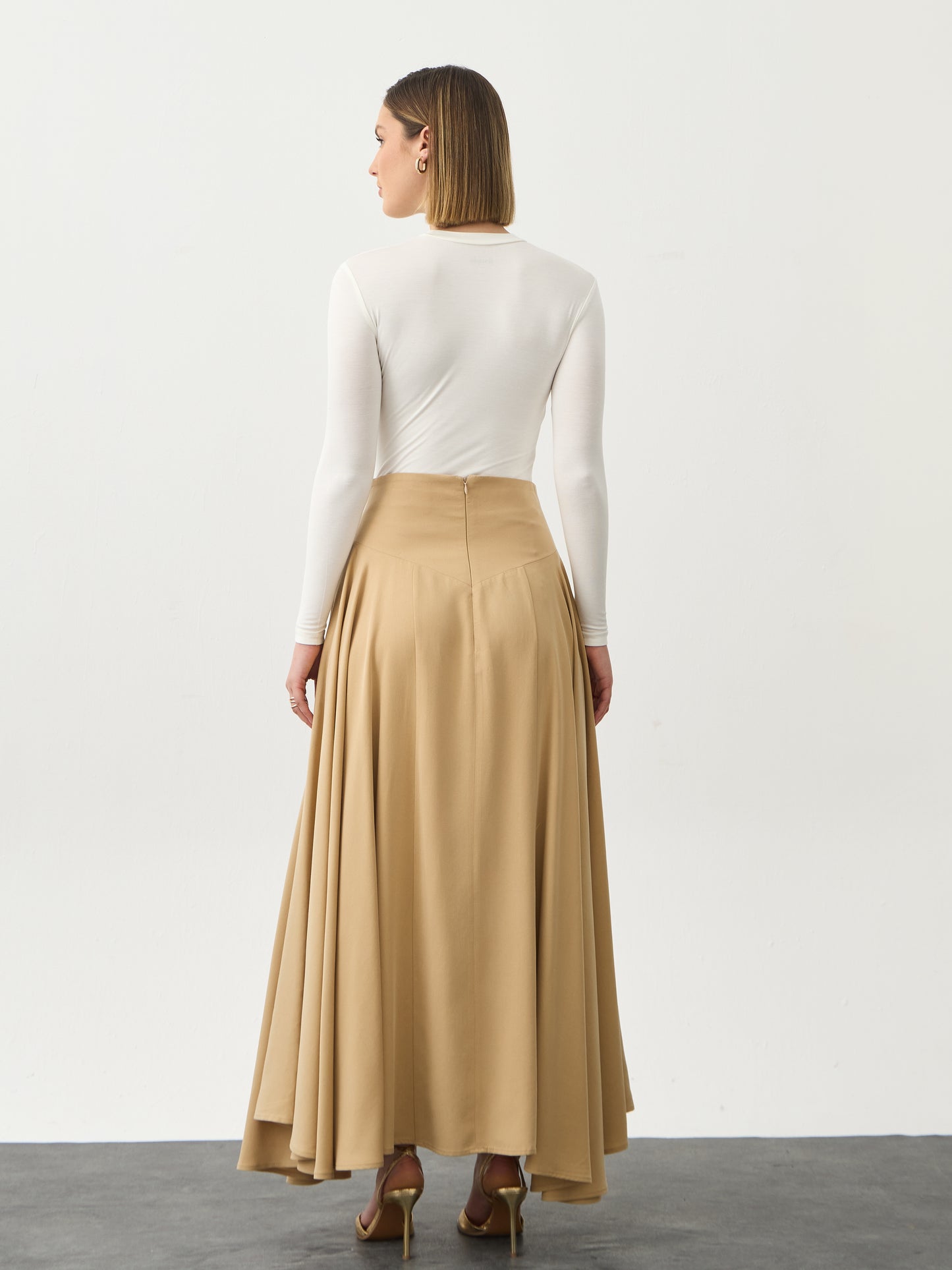 Salwa Maxi Skirt - Desert Sand