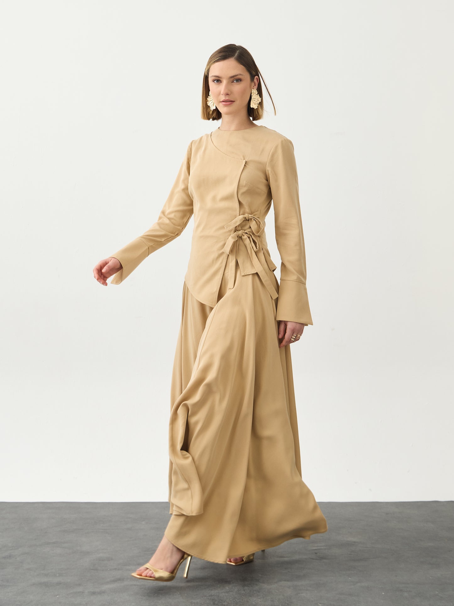 Salwa Maxi Skirt - Desert Sand