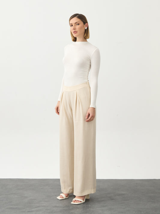 Hadeel Pants - Almond