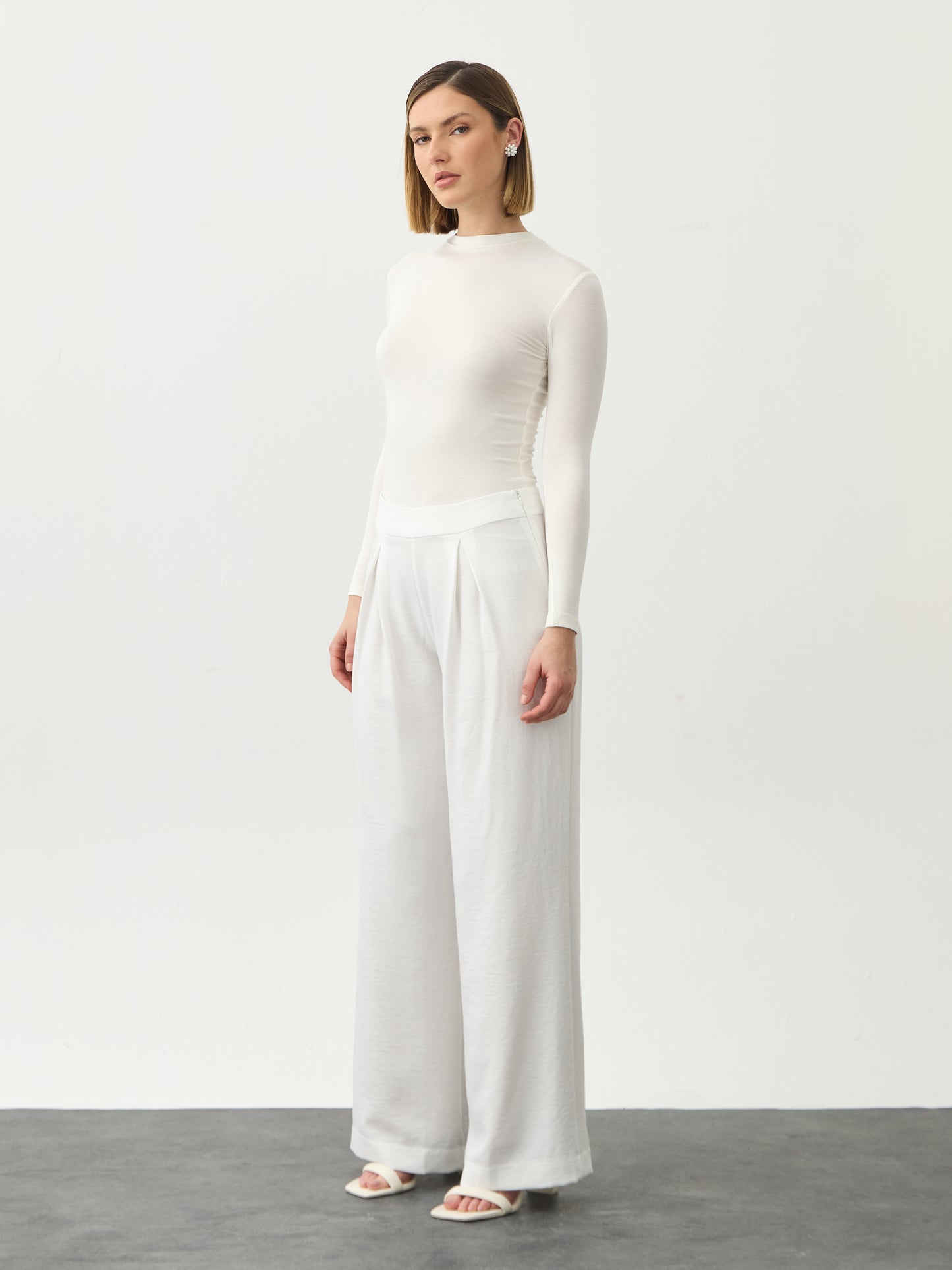 Hadeel Pants - White Dove