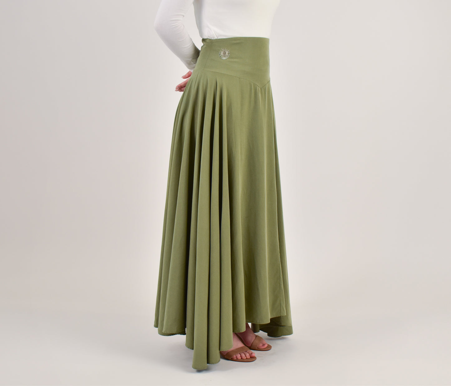 Salwa Maxi Skirt - Jade