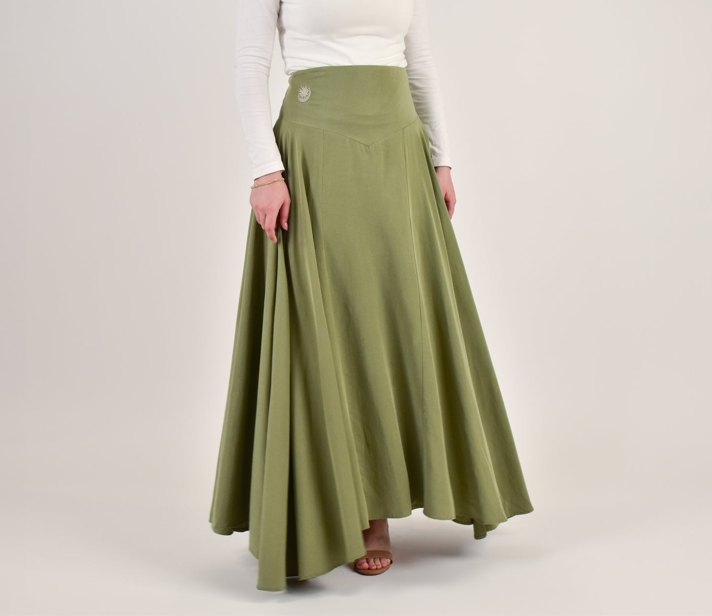 Salwa Maxi Skirt - Jade