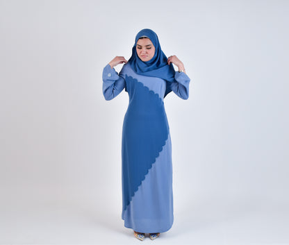 Manar Abaya - Persian Blue