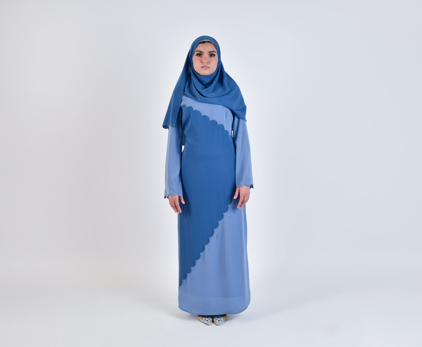 Manar Abaya - Persian Blue