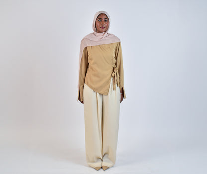 Hadeel Pants - Almond