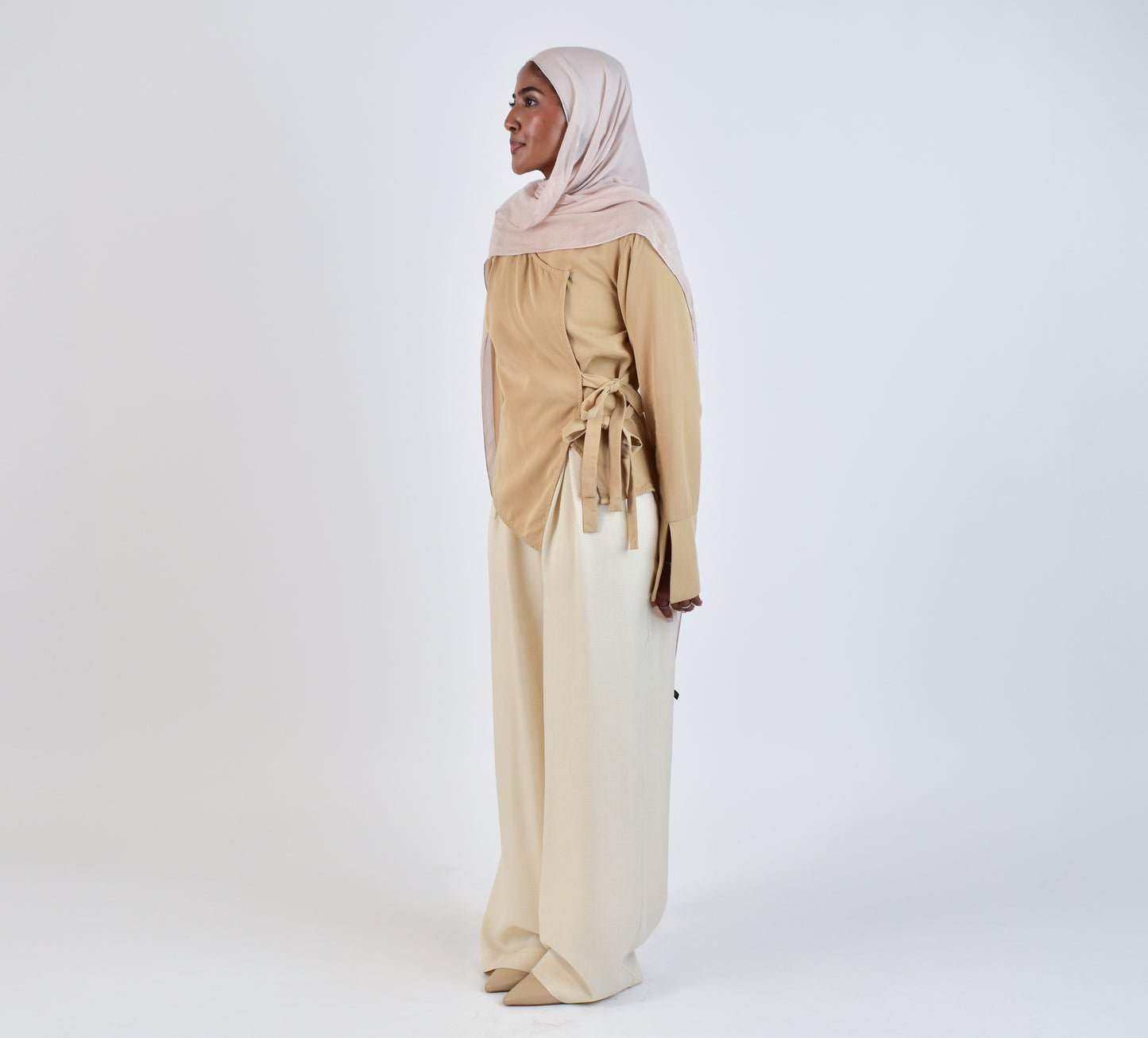 Hadeel Pants - Almond