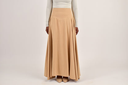 Salwa Maxi Skirt - Desert Sand