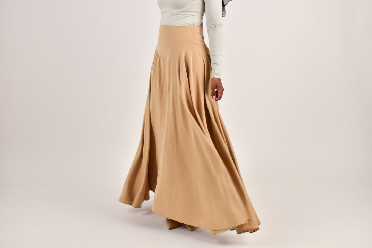 Salwa Maxi Skirt - Desert Sand