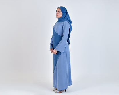 Manar Abaya - Persian Blue