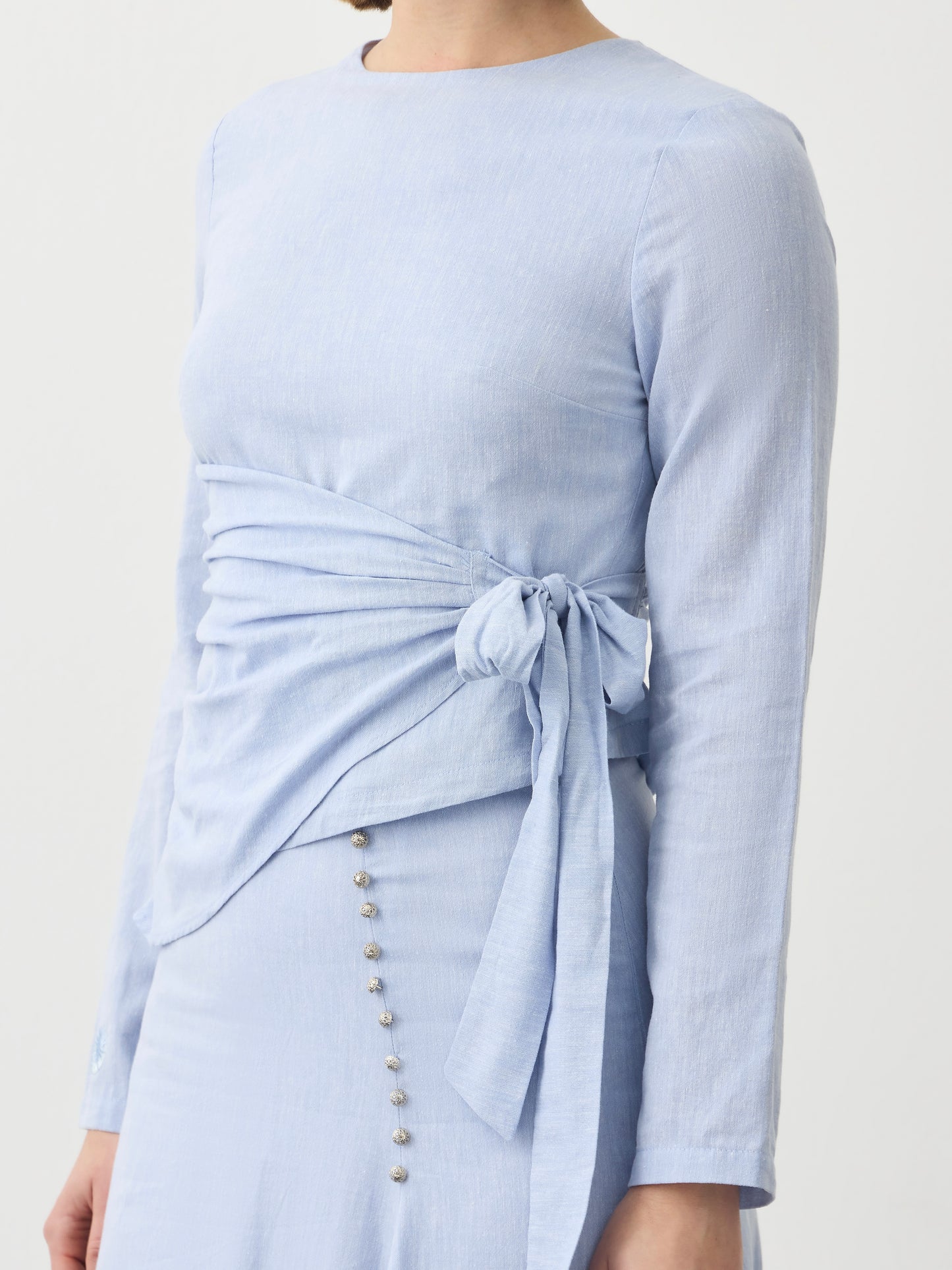 Farah Top - Periwinkle Blue