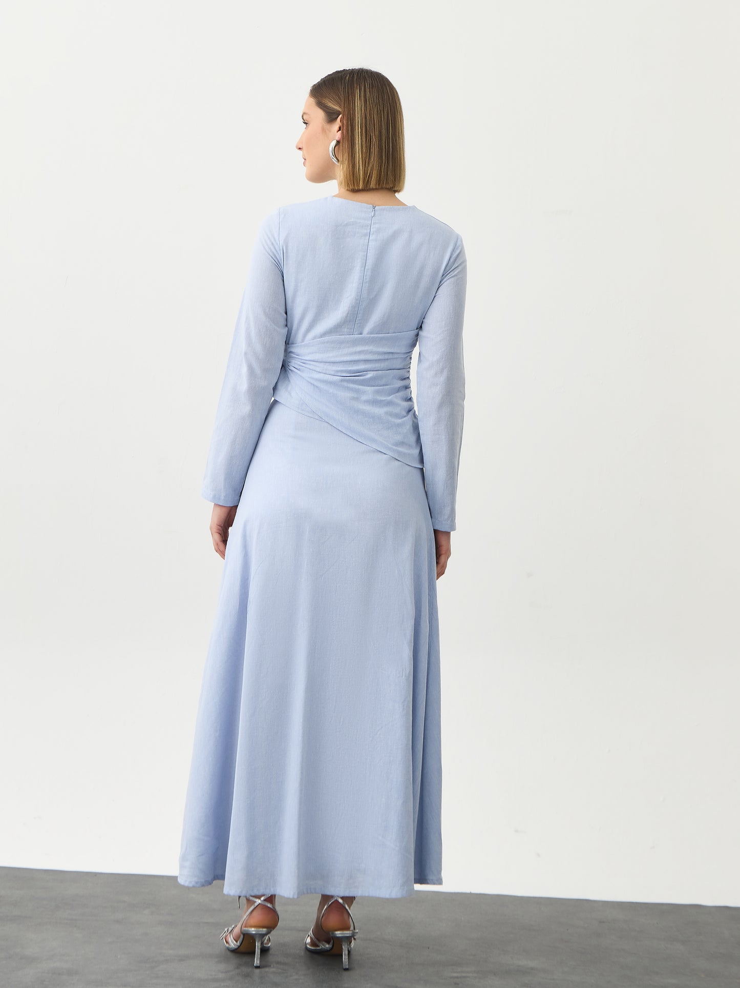 Farah Maxi Skirt - Periwinkle Blue