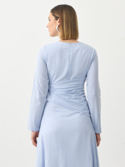 Farah Top - Periwinkle Blue