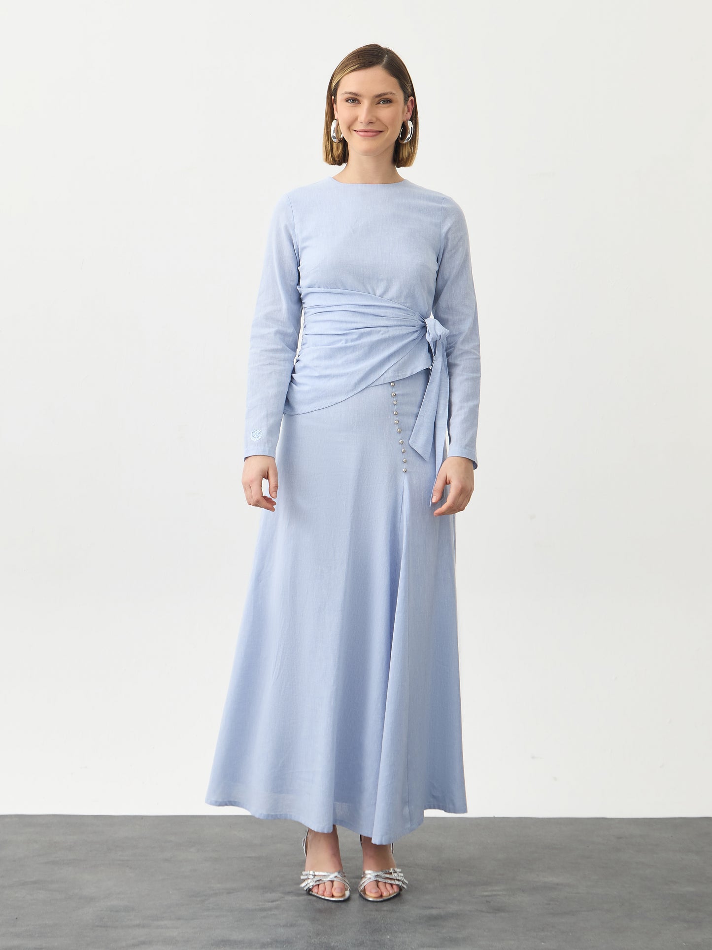 Farah Top - Periwinkle Blue